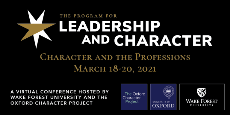 Character and the Professions Conference Partner