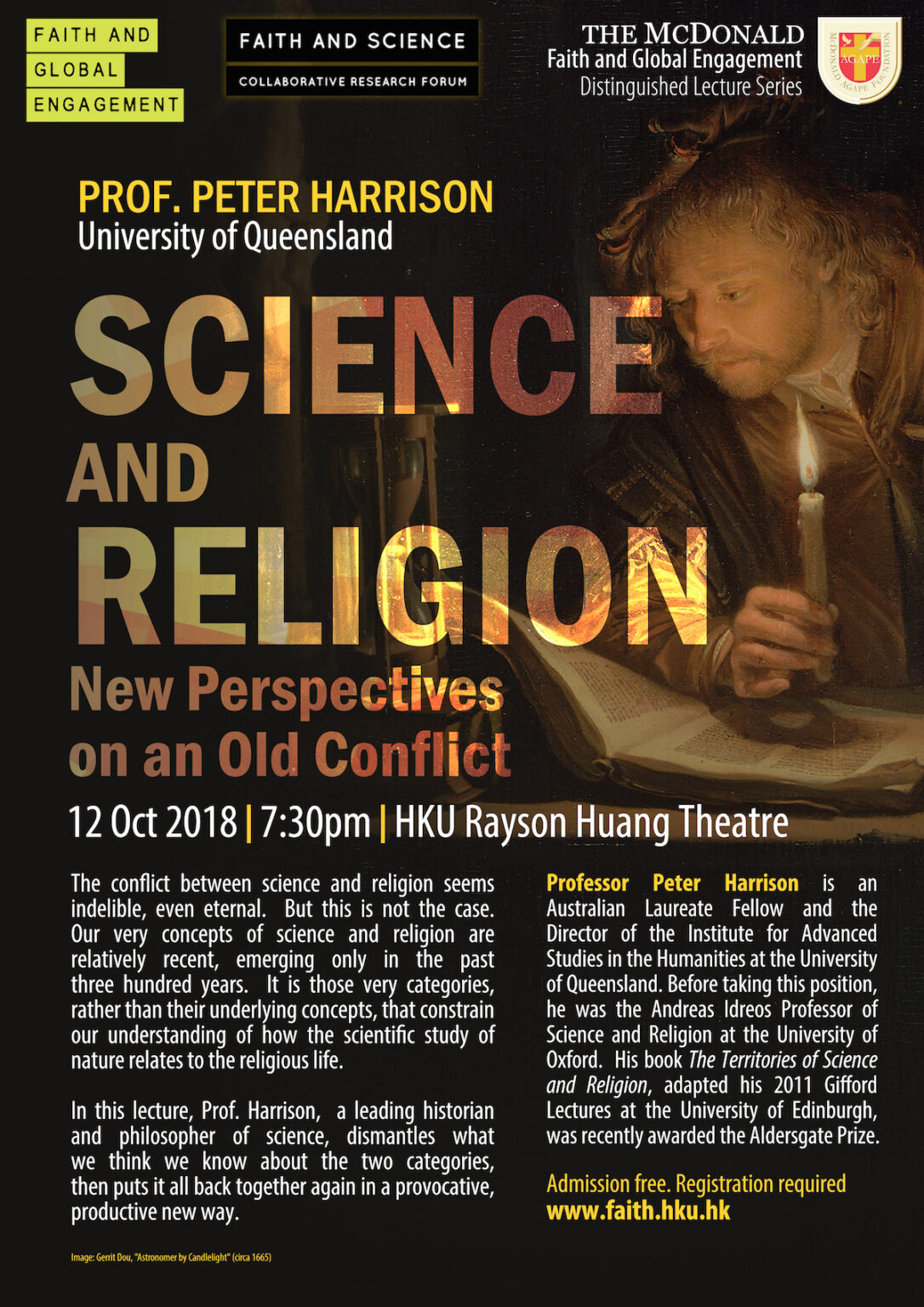 Science and Religion New Perspectives on an Old Conflict Faith HKU